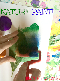 Plant art activity for kids