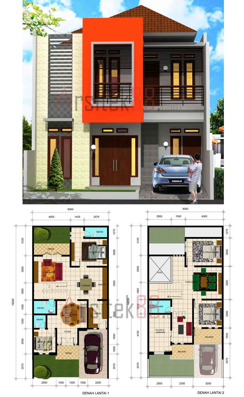 63 Desain Rumah Minimalis Panjang Desain Rumah Minimalis Terbaru