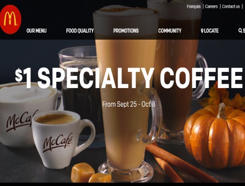 McDonalds $1 Specialty Coffee