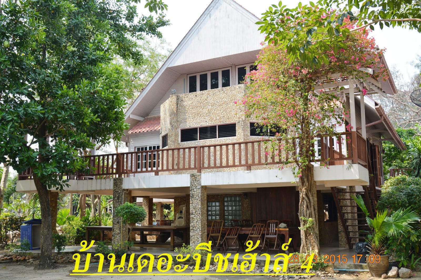ปิดรีสอร์ทเดอะบีช ที่ 4  พักได้ 50ท่านบ้านหันหน้าให้ทะเล ให้เช่าเฉพาะบ้านราคา 20,000 บาท