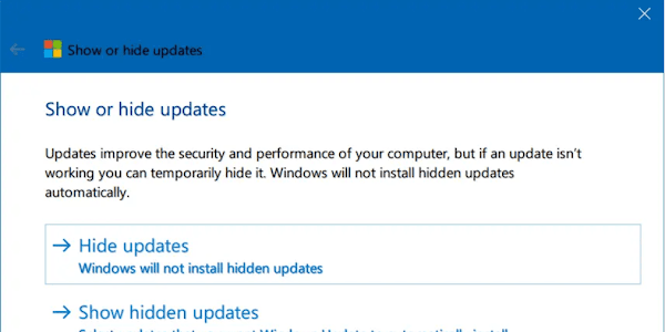 Windows 10'da Güncellemeler Nasıl Gizlenir?