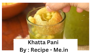 Pani Puri Ka Khatta Pani