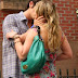 Kissing Couple in Love 240x320 Mobile Wallpaper