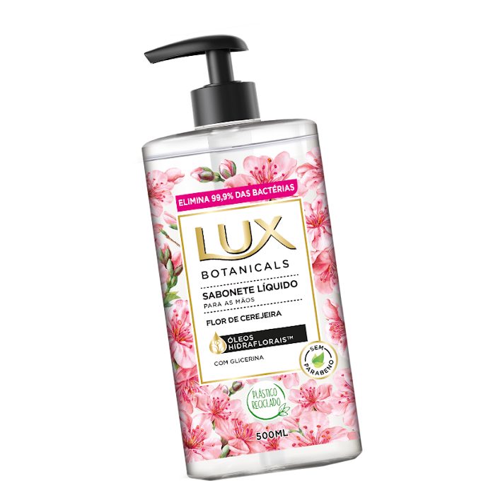 Sabonete líquido Lux fragrância Flor de Cerejeira