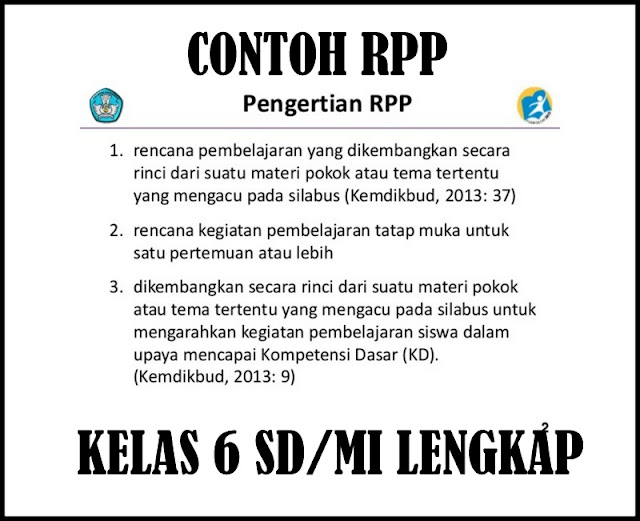 Download Contoh RPP Kelas SD/MI KTSP