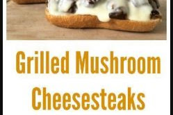 Grilled Mushroom Cheesesteaks