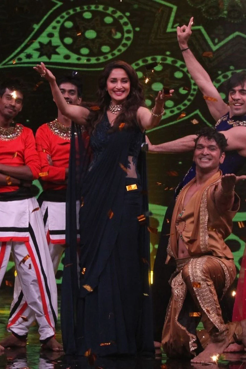 Bollywood Queen Madhuri Dixit Stills At Dancing