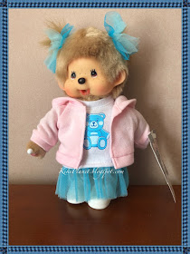 kiki monchhichi you dream girl bear doll plush poupée