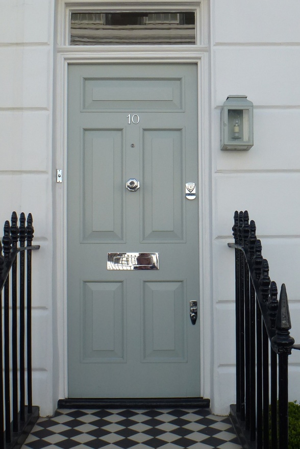 Farrow and Ball Light Blue front door