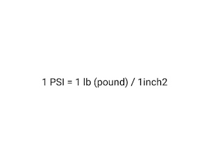 pounds per square inch