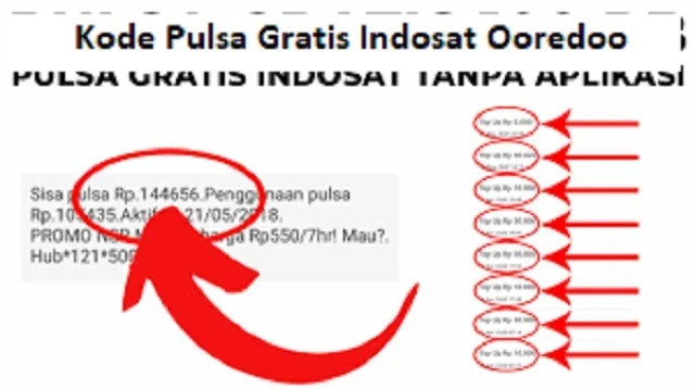 Kode Pulsa Gratis Indosat Ooredoo