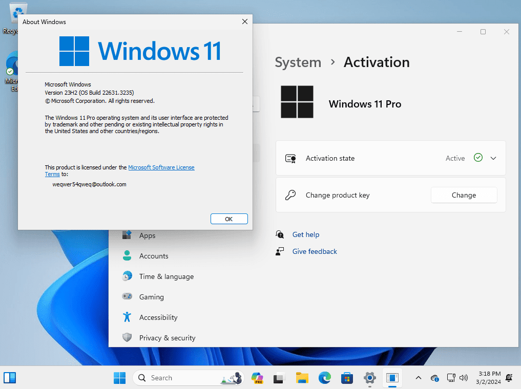 Windows 11 Pro 23H2 Build 22631.3235 Moment 5 No requiere TPM  activado multilenguaje