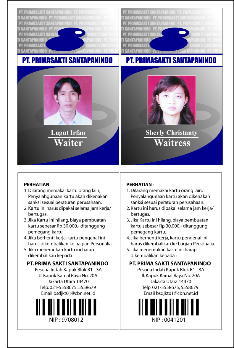 ID Card ~ Mandiri Design And Printing