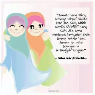 Quotes Muslimah Tentang Sahabat  Kata Kata Mutiara