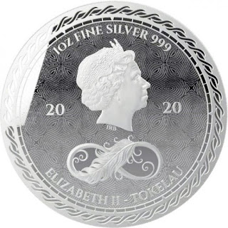 2020 Tokelau 1 oz Silver $5 Chronos