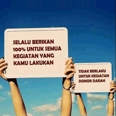 Berikan 100% - Jenaka.NET - Media untuk berbagi Gambar Lucu, Meme Lucu, Gambar Unik dan Gambar Kocak