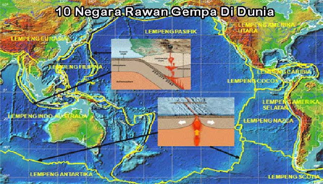 Negara Rawan Gempa Di Dunia  