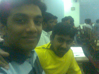 Venkat and me at the BarCamp -- CUSAT