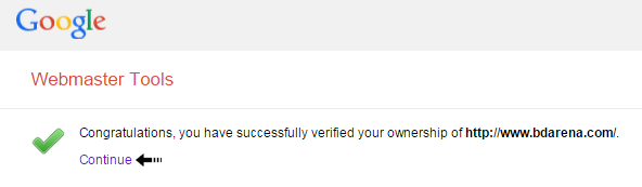 verification success