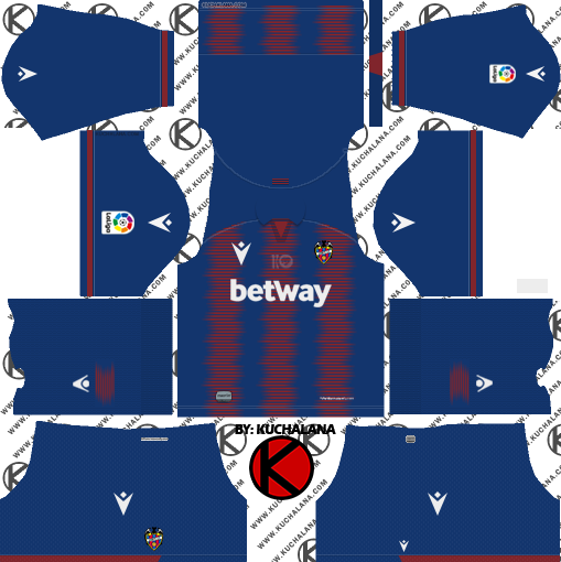 Levante UD 2019/2020 Kit - Dream League Soccer Kits ...