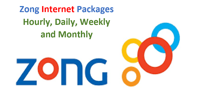 Zong Internet Packages Daily, Weekly & Monthly 2021