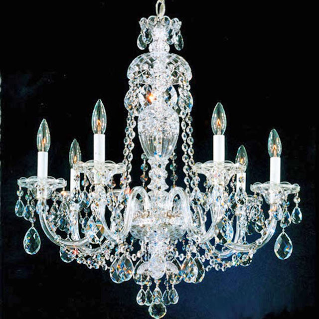beautiful crystal chandelier lighting