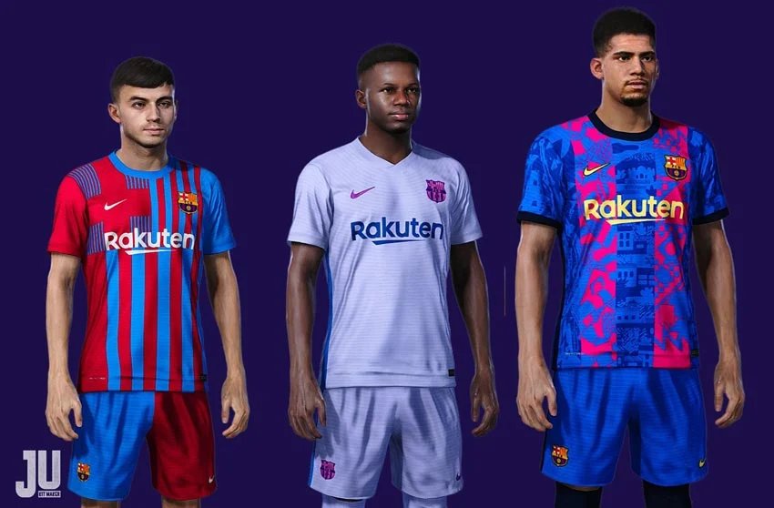 FC Barcelona Kit Season 2021-2022 For eFootball PES 2021