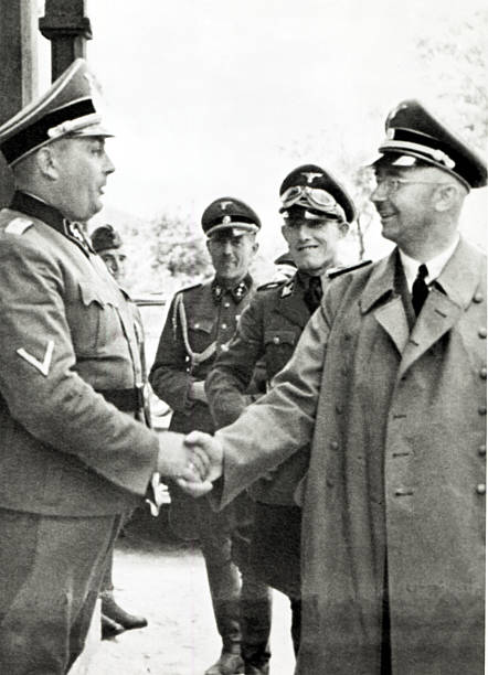Rudolf Höss y Heinrich Himmler