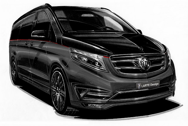 2016 Larte Design Mercedes-Benz V-Class Black Crystal