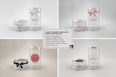 Clear Container Packaging Mockups