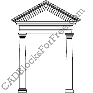 Free AutoCAD Blocks Arches Pillars Columns