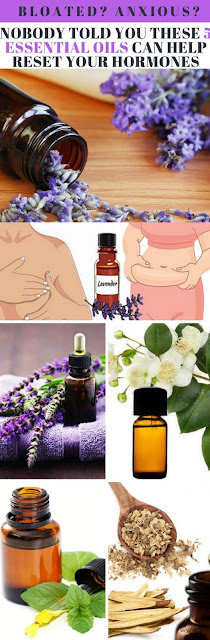 BLOATED? ANXIOUS? NOBODY TOLD YOU THESE 5 ESSENTIAL OILS CAN HELP RESET YOUR HORMONES
