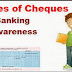 [Banking Awareness] Types of Cheque Banking Awareness Questions