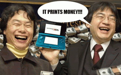 nintendo 3ds it prints money