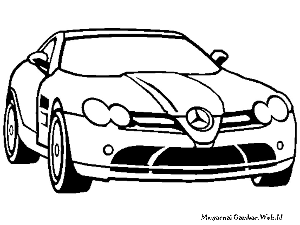 Mewarnai Gambar Mobil Mercedes-Benz | Mewarnai Gambar