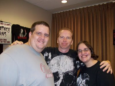 Amanda and Jimmy with Courtney Gains