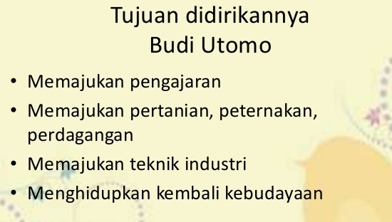 Sejarah Kelahiran Budi Utomo