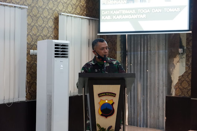 Mayor Inf Suwarko Ajak DA'I Kamtibmas Beserta Tokoh Agama Dan Tokoh Masyarakat Menciptakan Kondusifitas Kamtibmas Kabupaten Karanganyar