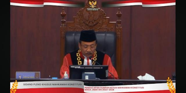 Singgung Intervensi Kekuasaan, Ketua MK Suhartoyo Meneteskan Air Mata
