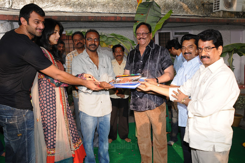 Prabhas Rebel Movie Opening Stills Anushka Rebel Movie Launch Photo Gallery event pictures