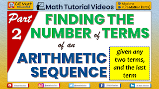 tutorial videos, youtube videos, arithmetic sequence, arithmetic progression, arithmetic series, common difference, general rule, explicit rule, sequences, nth term, shortcut method, how to videos, math videos, tutorial, AS Level maths, pure mathematics, 9709, Cambridge maths, sequences and series, patterns, sequence formula, series formula, derivations