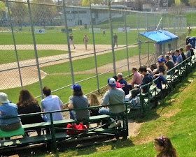 bleachers at christie pits, toronto maple leafs baseball crowd