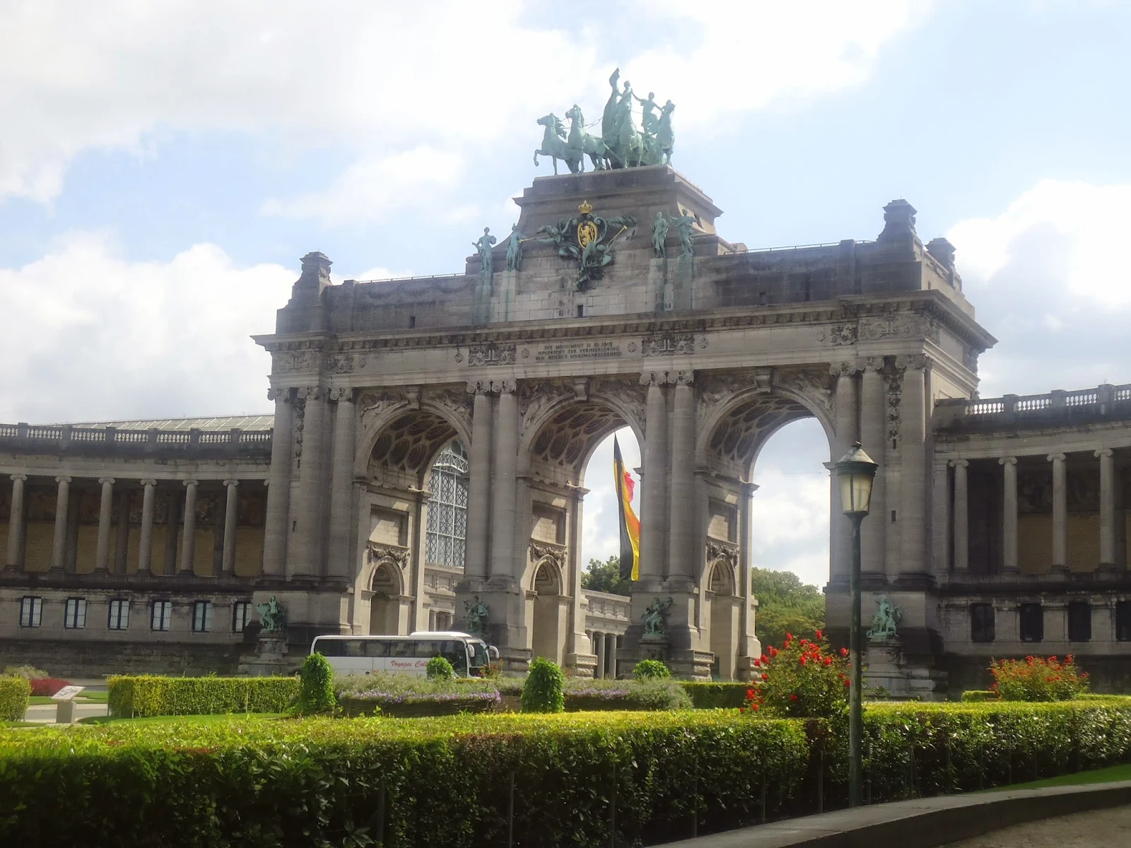 Travel History Cinquantenaire Park in Brussels - Belgium