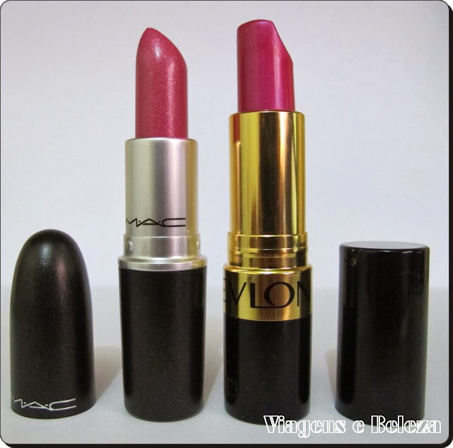 MAC Lustre Milan Mode X Revlon Wild Orchid Supre Lustrous