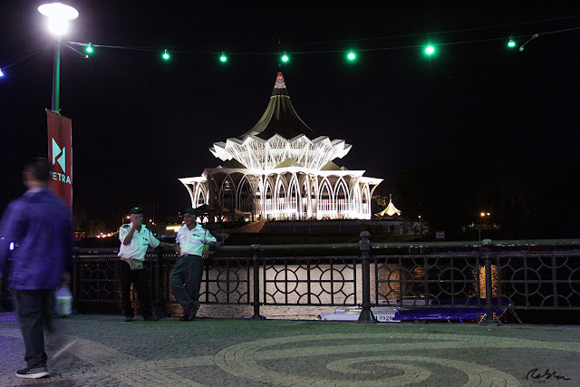 Kuching Waterfront at night Travel Landscape Photography