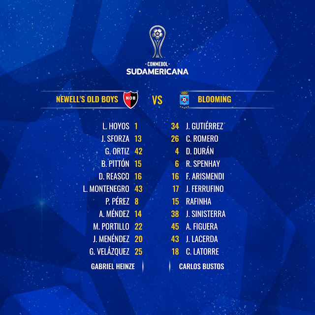 Alineaciones Newell's Old Boys vs Blooming