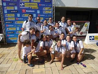 Pinheiros Campeão Taça Brasil Feminina de Polo Aquático de 2012