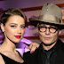 Johnny Depp beijou a noiva Amber Heard no tapete red , no lançamento do filme '3 Days to Kill' 