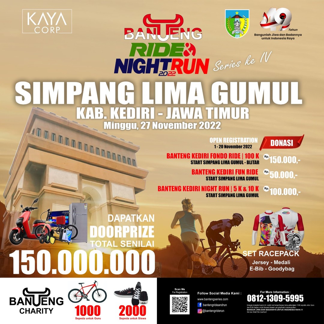 Banteng Ride & Night Run - Kediri â€¢ 2022