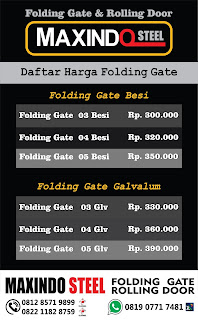 FOLDING GATE JAKARTA SELATAN | ROLLING DOOR JAKARTA SELATAN